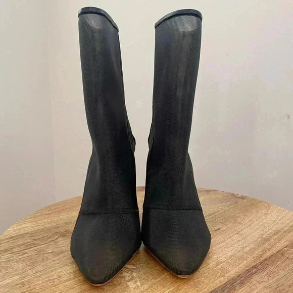 Yeezy Season 3 Mesh Mid Length Boots Black Size 7.5 - Picture 7 of 10